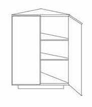 CNC Cabinetry Matrix Greystone Laminate Kitchen Cabinet - BECS24