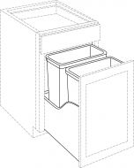 CNC Cabinetry Matrix Greystone Laminate Kitchen Cabinet - BWBK18