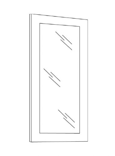 CNC Cabinetry Matrix Silver Laminate Kitchen Cabinet - GD3642