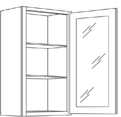 CNC Cabinetry Elegant Dove Kitchen Cabinet - GWFI1830