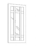 CNC Cabinetry Bristol Toffee Glaze Kitchen Cabinet - MD9-1530