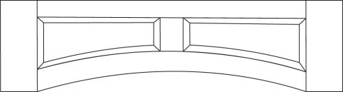 CNC Cabinetry Elegant White Kitchen Cabinet - VALPF42