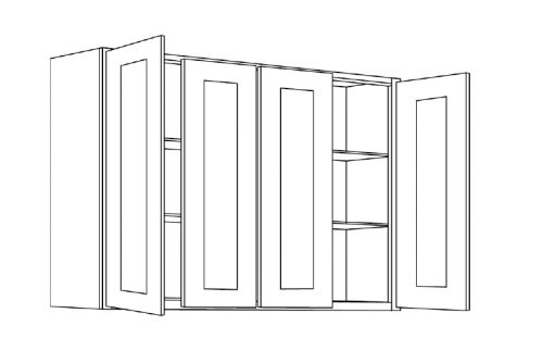 CNC Cabinetry Luxor Espresso Kitchen Cabinet - W4830