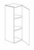 CNC Cabinetry Milano White Gloss Thermofoil Kitchen Cabinet - WECD1230