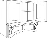 CNC Cabinetry Fashion White Kitchen Cabinet - WHACR42
