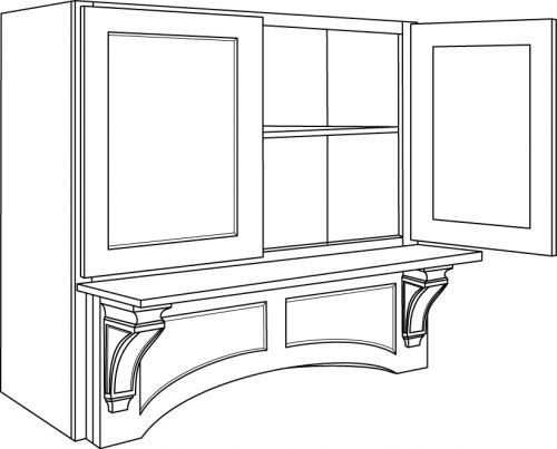 CNC Cabinetry Fashion White Kitchen Cabinet - WHACC36