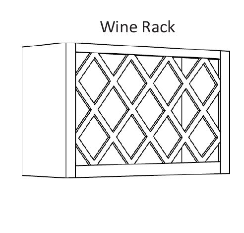 CNC Cabinetry Sierra Espresso Kitchen Cabinet - WR3018