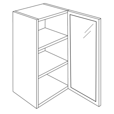 Aluminum Frame Glass Door Vertical